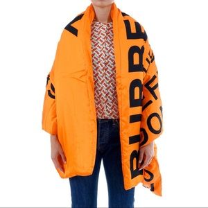 Burberry Orange Padded Scarf